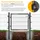 Kesser Gartentor Premium 80 x 106 cm Anthrazit 