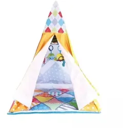 Spielbogen mit Rasseln, 110 cm - Modell bunte Punkte