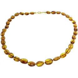 Gliederkette OSTSEE-SCHMUCK "Ostsee-Schmuck Kette Tocessa Kette Tocessa" Gr. 45, braun, Halsketten, Damen, 45cm, Bernstein, L: 42cm