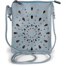 Stylebreaker Mini Bag Umhängetasche Polyester Jeansblue