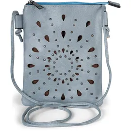 Stylebreaker Mini Bag Umhängetasche Polyester Jeansblue