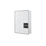 Composad Kleiderschrank Milow 153,5 x 216,4 x 63,7 cm Weiß