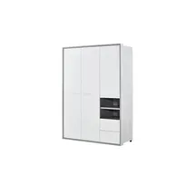 Composad Kleiderschrank Milow 153,5 x 216,4 x 63,7 cm Weiß