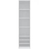 marmex möbel TRES 05B Kleiderschrank 50x206x51 cm weiß