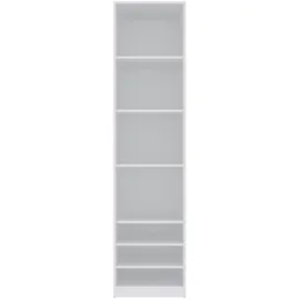 marmex möbel TRES 05B Kleiderschrank 50x206x51 cm weiß