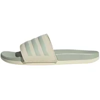 Adidas Damen Adilette Comfort Slides RUTSCHEN, Wonder White/Linen Green Met. / Linen Green Met, 41 EU