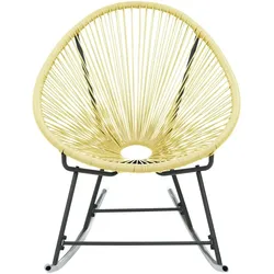 vidaXL Acapulco-Gartenstuhl Poly Rattan Beige