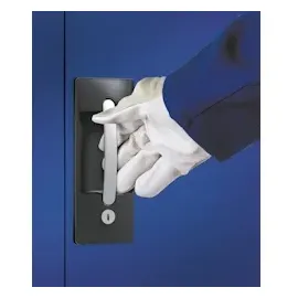 C+P CP Stahlschrank C 2000 Acurado 9260-000 S11311 lichtgrau, enzianblau 93,0 x 40,0 x 195,0 cm, aufgebaut