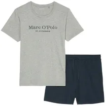 Marc O'Polo Pyjama Mix & Match Cotton (2 tlg) schlafanzug schlafmode bequem blau|bunt|grau S (46)