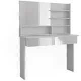 Vicco Schminktisch, Azur 120 cm mit Spiegelregal