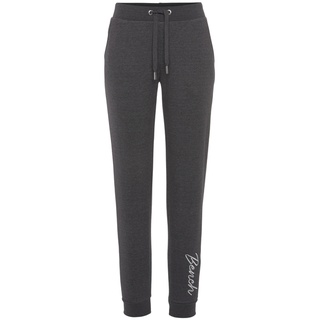 bench. loungewear Relaxhose Damen anthrazit meliert Gr.48/50