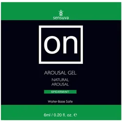 Stimulationsgel Sensuva 6 ml Grüne Minze