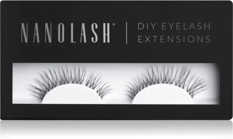 Nanolash DIY Eyelash Extensions knotenfreie Bündel mit selbstklebenden Wimpern Innocent 36 St.
