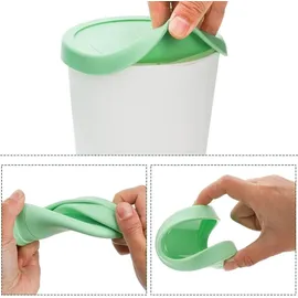 luxuskollektion Eiscreme Behälter 4-teiliges Set mit Silikondeckel 1 l