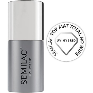 Semilac UV Nagellack Top Coat Semilac Top Matt Total No Wipe 7ml