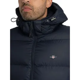 GANT »ACTIVE CLOUD MID Length Puffermantel, regular fit, abnehmabre Kapuze, 2-Wege-Reißverschluss