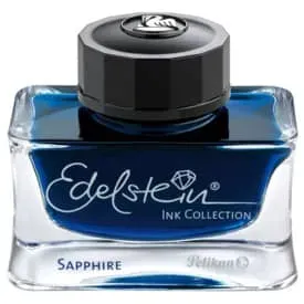 Tintenglas 50ml Saphir blau PELIKAN 100436207 339390 Edelst. 50ml