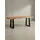 KADIMA DESIGN Garderobenbank 120 x 40 x 45,5 cm Akazie Massivholz / Metall modern beige
