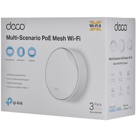 TP-Link Deco X50-PoE V1 - WLAN-System - (3 Router)
