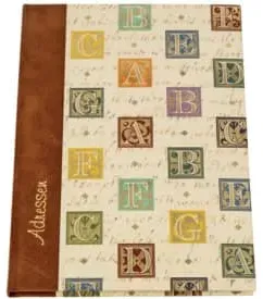 Adressbuch A5 Florentiner Alphabet 15318 15x21.5cm