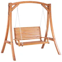 Beliani Novara Dunkelbraun 3-Sitzer