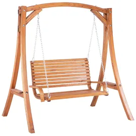 Beliani Novara Dunkelbraun 3-Sitzer
