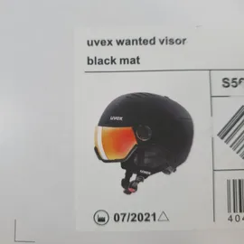 Uvex Wanted Visor 54-58 cm black matt