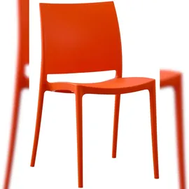 CLP Gartenstuhl Meton 42 x 42 x 81 cm orange