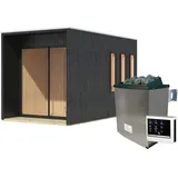 Karibu Miramar inkl. 9 kW Ofen + ext. Steuerung