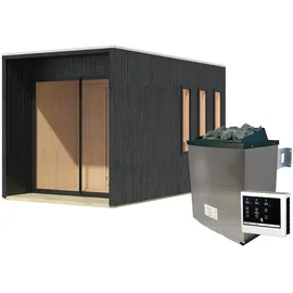 Karibu Miramar inkl. 9 kW Ofen + ext. Steuerung