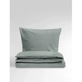 BIERBAUM Chic Uni Unifarben Grün 240 x 220 cm + 2 x 80 x 80 cm