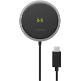 Mophie SNAP&WIRELESS - Pad (15 W), Wireless Charger, Schwarz