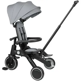 KIKKABOO Trix 2 8 In 1 Dreirad Buggy - Grey - One Size