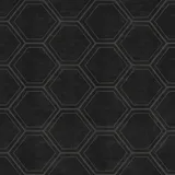 Superfresco Easy Vliestapete Geo Hexagon 10 m x 52 cm 1 St Schwarz