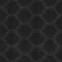 Superfresco Easy Vliestapete Geo Hexagon 10 m x 52 cm 1 St Schwarz