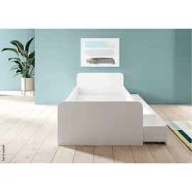 Begabino Jugendbett Boro 90 x 200 cm Buche massiv weiß