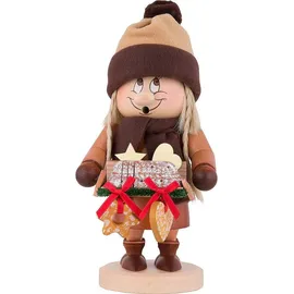 Christian Ulbricht Räuchermann Wichtel Striezel Mädchen 29 cm beige