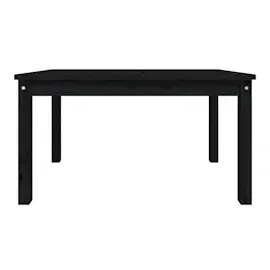 vidaXL Gartentisch 82,5 x 50,5 x 45 cm Schwarz