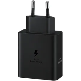 Samsung Schnellladeadapter Duo + 5A Kabel PD USB-C T5020 Schwarz