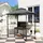 Outsunny Grillpavillon 2,43 x 1,48 m Dunkelgrau