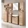 Schildmeyer Isola Midischrank 60 x 117 x 32,6 cm Braun/Silber