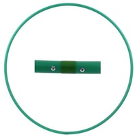 Hoopomania Hula-Hoop-Reifen Hula Hoop Rohling, HDPE-16mm, GRÜN, Durchmesser 70cm grün Ø 70 cm