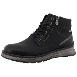 Schnürboots, Herbstmode, Outdoorschuh mit gepolstertem Schaftrand, Gr. 44, schwarz, , 69399049-44