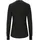 SOS Nuuk Woll Baselayer langes Skiunterhemd schwarz L