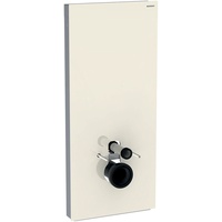 Geberit Monolith Sanitärmodul für Wand-WC, 114cm, Glas sand-grau, aluminium