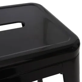 Mendler Hocker HWC-A73 Metall 0 x 0 x 0 cm Schwarz