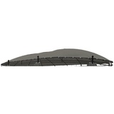 Lex LINDER Dachstoff für Pavillon oval 5,3x3,5 m Polyester Ersatzdach wasserabweisend Dach, Farbe:steingrau