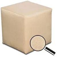 4mybaby GmbH Sitzhocker Samt 40 x 41 x 40 cm Beige