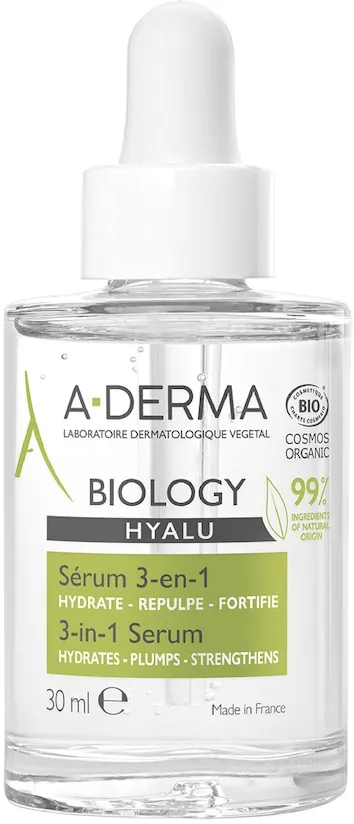 A-DERMA Biology Hyalu Serum 3in1 Feuchtigkeitsserum 03 l