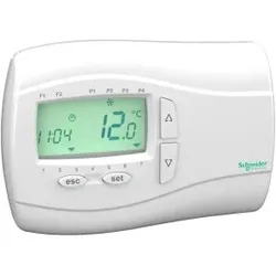 Schneider Electric TM171DWAL2L Bedienterminal, Modicon M171, LCD Display, beleuchtet, 1 AE, Uhr, Wandmontage, weiß